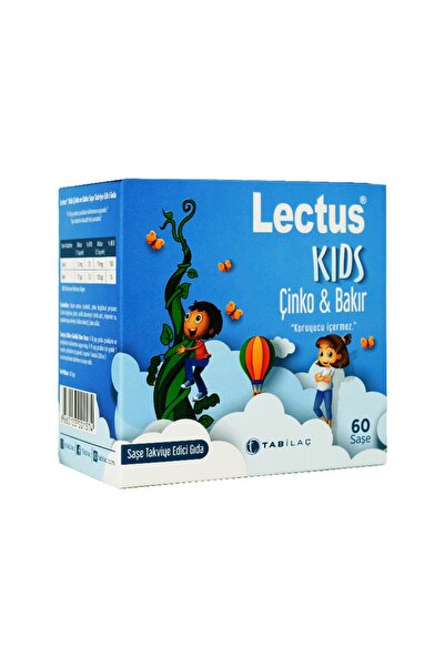 lectus Lectus Kids Çinko Bakır 60 Saşe - AROMASIZ