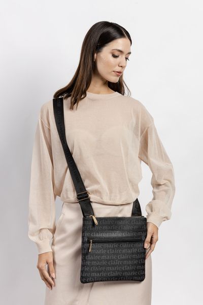 MARIE CLAIRE Paris Bordeaux Leather Mini Cross Body Bag Shoulder Bag Purse  Good | eBay