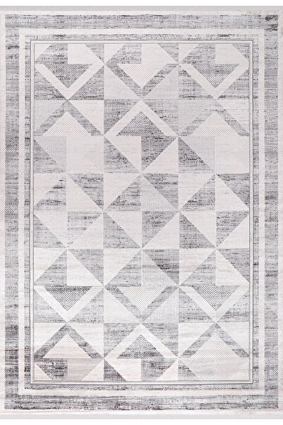 Almoss THE MİA 5863A GREY-ANTRASİT AKRİLİK MAKİNE HALISI