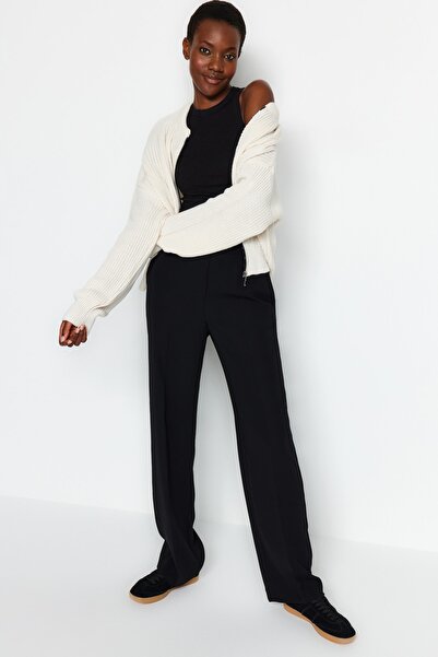 Trendyol Collection Stone Bomber Collar Knitwear Cardigan TWOAW24HI00153