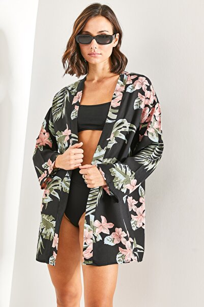 Bianco Lucci Γυναικείο κιμονό με σχέδια