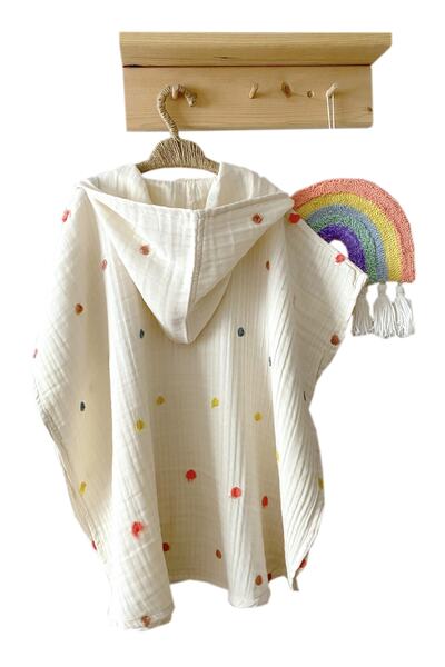 ROKEFF MÜSLİN PANÇO BEBEK-ÇOCUK 1-5 YAŞ UNISEX