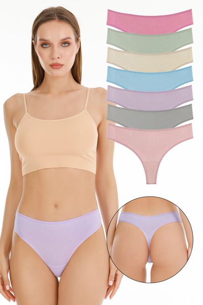 Sensu Women's High Waist Seamless Laser Cut Panties (ELASTY WAIST