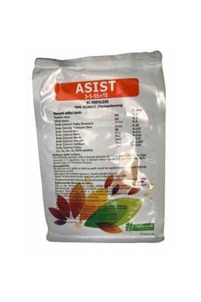 GROWWAY Npk 3-5-55 Potasyum Içerikli Yaprak Gübresi 1kg