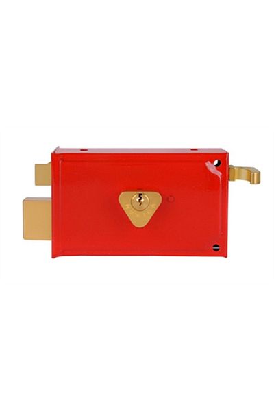 Volkan Brass Lock with Red Tirage - Standard Cylinder MATERIAL Product Code:2001536