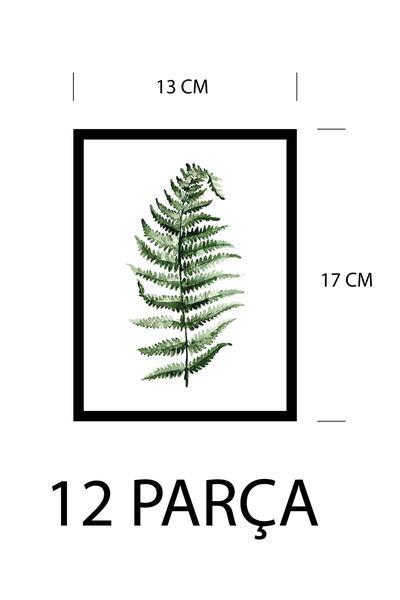 Wooden Factory 12 Parça Uv Baskı Mdf Tablo, Çerçeve Görünümlü Tablo,