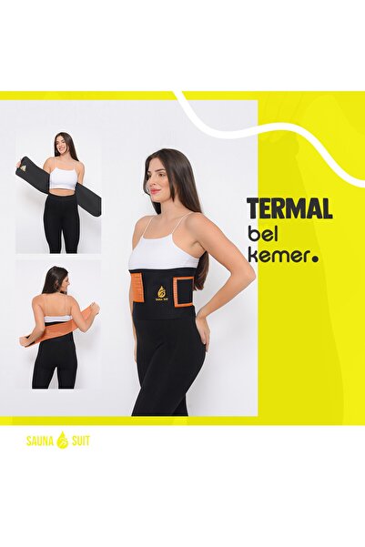 SAUNA SUIT 100% الأصلي للجنسين مشد حراري الخصر البطن الورك مخصر (كورسيه) حزام...