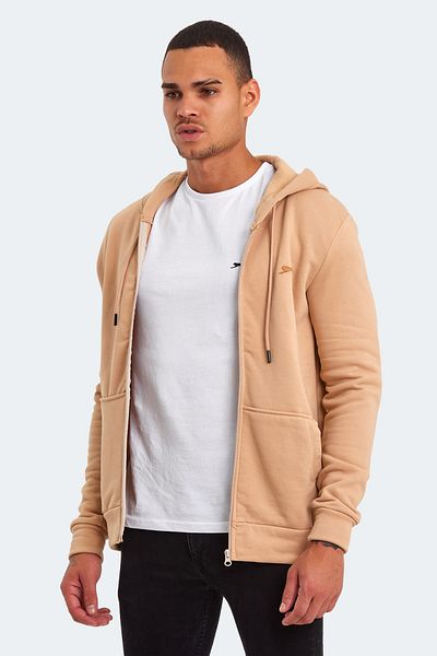 Slazenger Hanorac KEGHART pentru bărbați, maro deschis