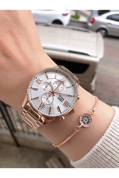 Tom Jones Tomjones kadın kol saati çelik renk atmaz su geçirmez 2 yıl garanti...
