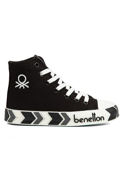 Benetton ®| BN-90634- Black - Kids Sneakers