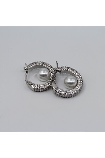 Hariqa أقراط من حجر اللؤلؤ الصلب