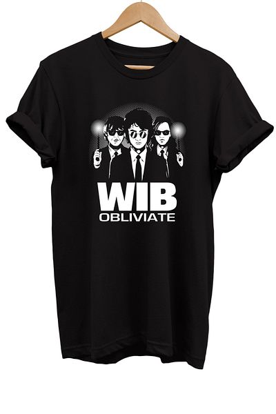 remonz Μπλουζάκι Harry Black Wearing Wizards με στάμπα 100% βαμβακερό μπλουζάκι μεγάλου μεγέθους