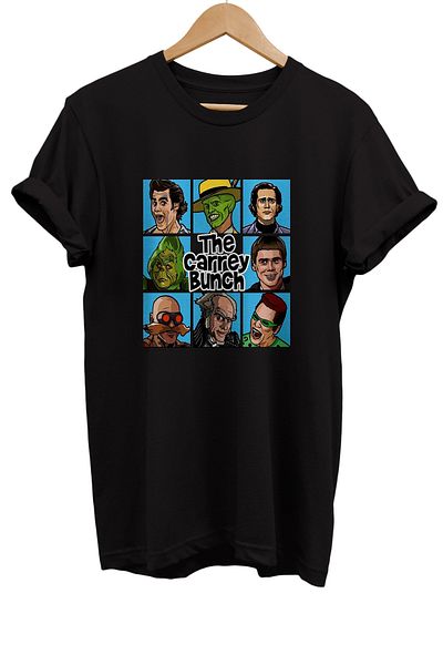 remonz Μπλουζάκι με χαρακτήρες Jim Carrey με στάμπα 100% βαμβακερό Basic T-shirt κανονικού μεγέθους