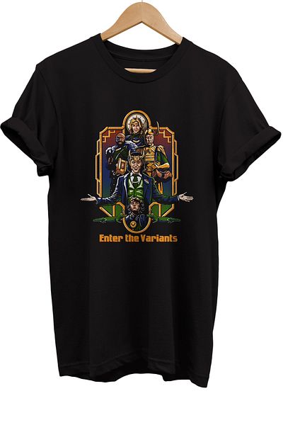 remonz Μπλουζάκι Loki Printed 100% Cotton Oversize