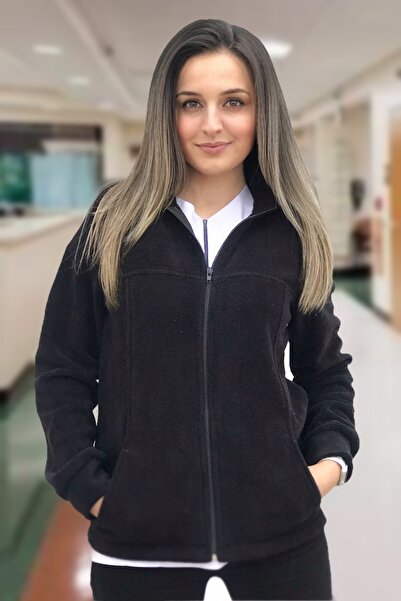 Genel Markalar Kadın Cep Detaylı Polar Hastane Ceketi