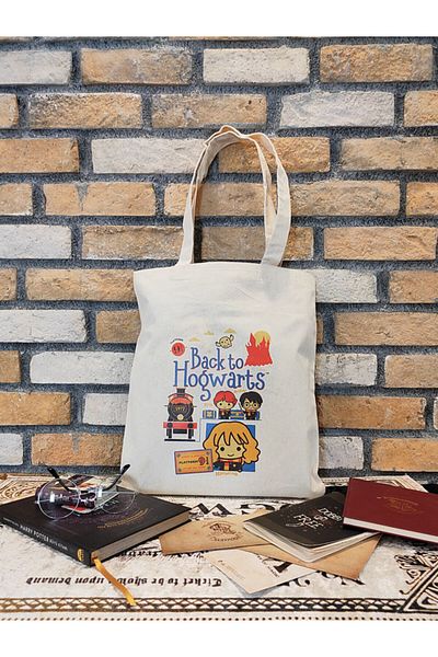Sihir Dükkanı Επιστροφή στη υφασμάτινη τσάντα Hogwarts