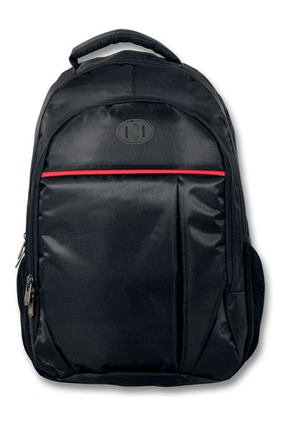 ÜMİT ÇANTA Cennec Three Compartment Laptop Tablet Daily and School Backpack - Black