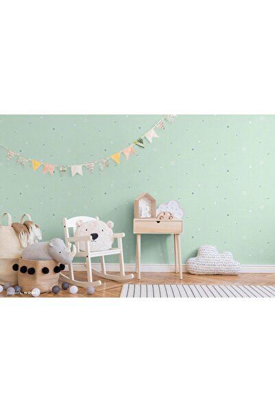 Adawall Adakids 8913-2 Genç Çocuk Yıldız Desenli Duvar Kağıdı