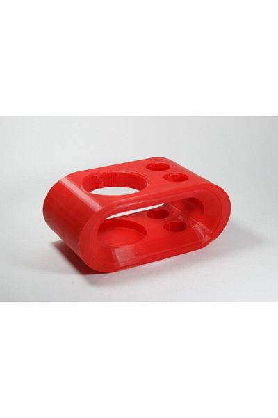 dream3d Very Stylish Toothbrush and Paste Holder / Box - Red