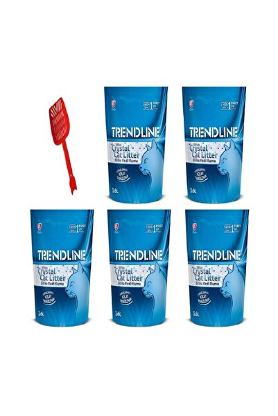 Trendline Tozsuz Silika Kedi Kumu 3.6Lt X 5 Adet