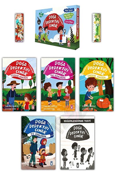Timaş Çocuk Doğa Dedektifi Çınar Hikaye Seti Mevsimler (7 yaş ve üzeri)