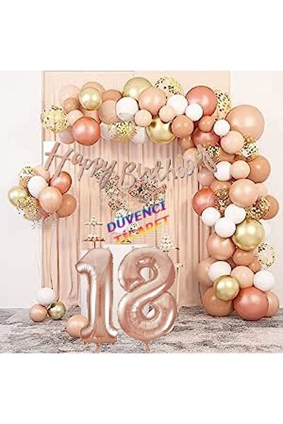DÜVENCİ TİCARET 18 YAŞ Doğum Günü BALON Seti