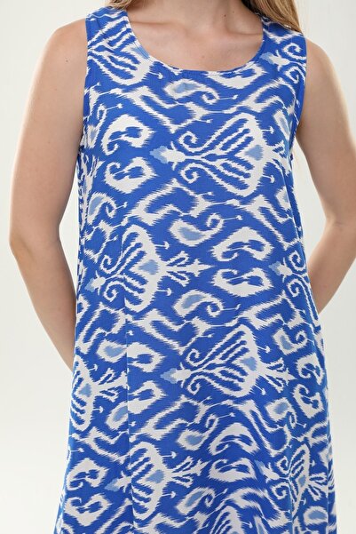 LİKAPA Rochie de vară Likapa din viscoză cu bretele 2691