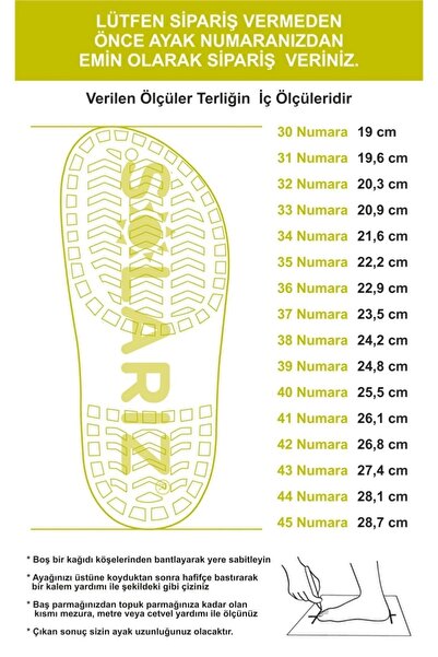 VASKONİ Unisex Tam Ortopedik Terlik