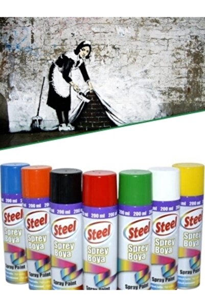 STEEL Sprey Boya 200 Ml Yeşil
