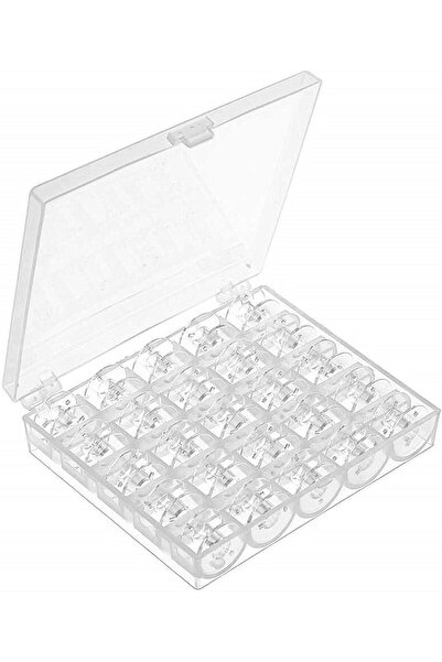 ecodikis Ev Tipi Plastik Masura 25li Kutu Şeffaf (Singer Beko Janome)