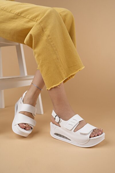 Khayt Mina Anatomical Orthopedic Double Banded Sabo Women's Slippers Sandals