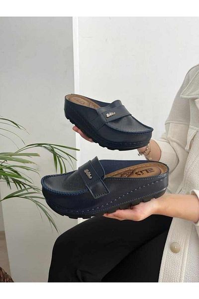 Behtah Kundura Mother's Front Closed Orthopedic Soft Insole Daily Indoor and Outdoor Slippers