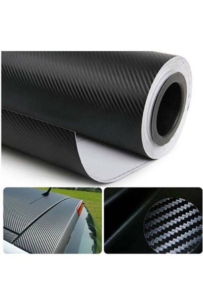 Fox Black Carbon Coated Foil - 152cm X 25cm with Air Channel