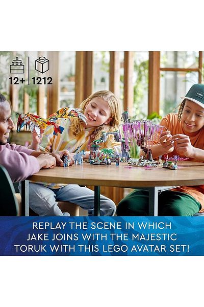 LEGO ®   Avatar Toruk Makto and the Tree of Souls 75574 Building Toy Construction Set (1212 Pieces)