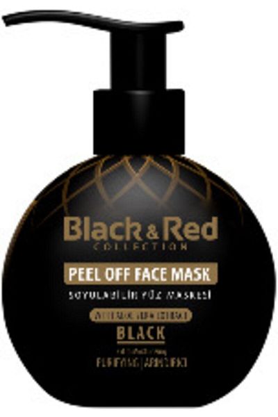 Black Red Peelable Black Face Mask Against Blackheads 250 ml
