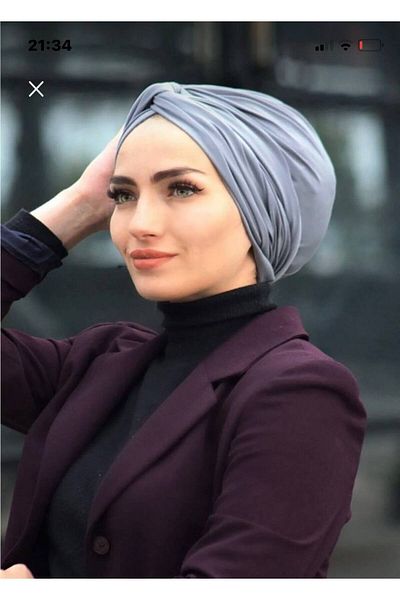 Nilbutik Ready Model Wrapped Bonnet