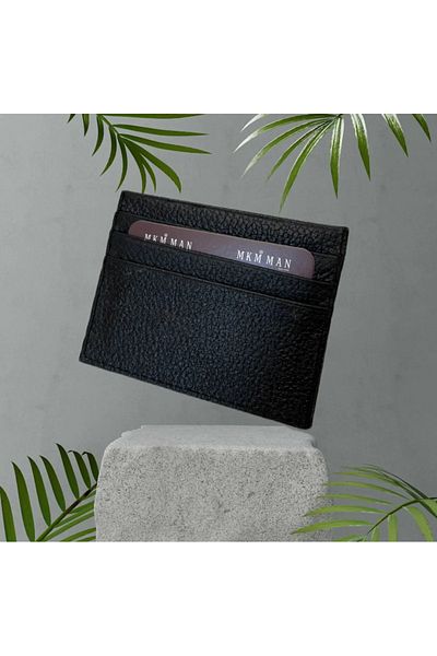 MKM LUXURY THIN LEATHER CREAD CARD HOLDER