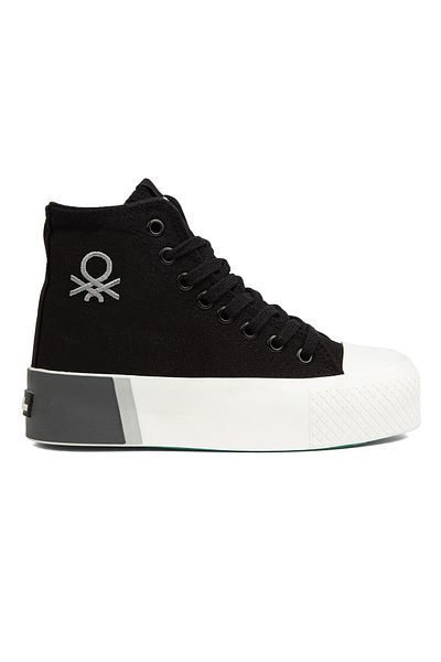 Benetton ®| BN-30938 - Black - Women's Sports Shoes