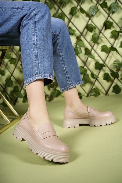 Riccon Damen Daily Loafer Schuhe0012920 Nude Skin
