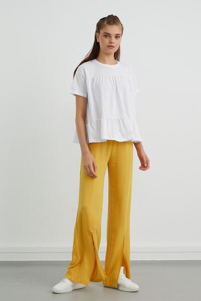 PAULMARK بنطلون بفتحة مفصلة