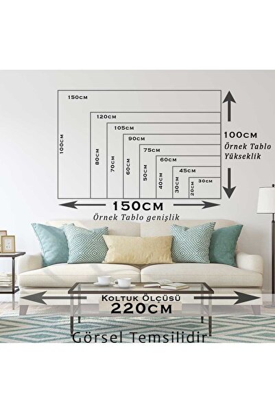 EMİLART YAĞLI BOYA GÖRÜNÜMLÜ KAHVE- GOLD HD SOYUT ÇİÇEK KANVAS TABLO