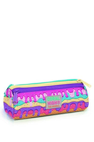 Coral High Μολυβοθήκη Coral High Girl's Pencil Bag - Τριών τμημάτων 22031