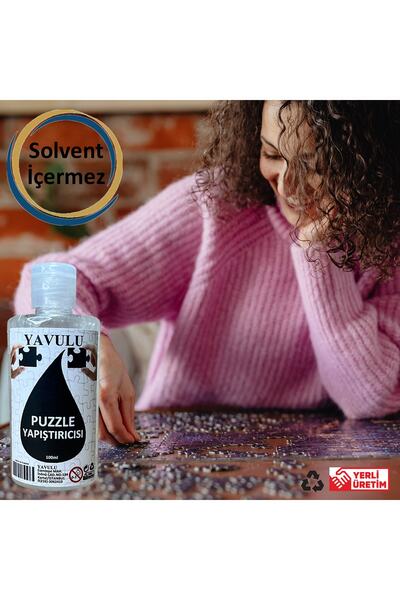 yavulu Puzzle Koruyucusu Puzzle Yapıştırıcı Puzzle Tutkalı Sıvı Form (ŞEFFAF) 100ml