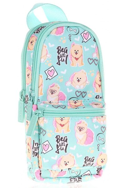 KAUKKO Natura Girl's Bag Shaped Pencil Bag - Πράσινος Σκύλος
