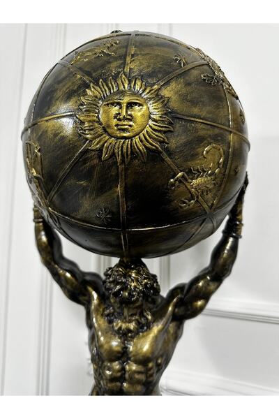 Genel Markalar Atlas Tutan Büyük Heykel , Dekoratif Atlas Tutan Biblo Heykel ...