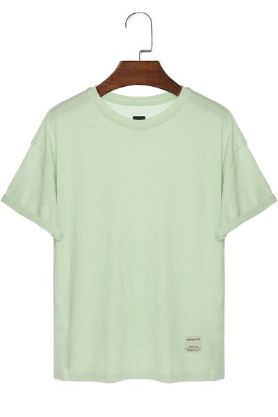 GHASSY CO. Men's Crew Neck Cotton Oversize Basic T-shirt