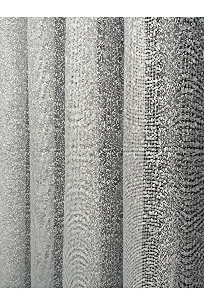 Cortibo Athens Jacquard Patterned 1 in 2 Sparse Pleated Tulle Curtain