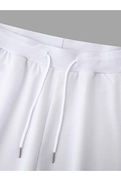 Machetta Σετ φόρμας με στάμπα ''A'' με λευκή κουκούλα Unisex