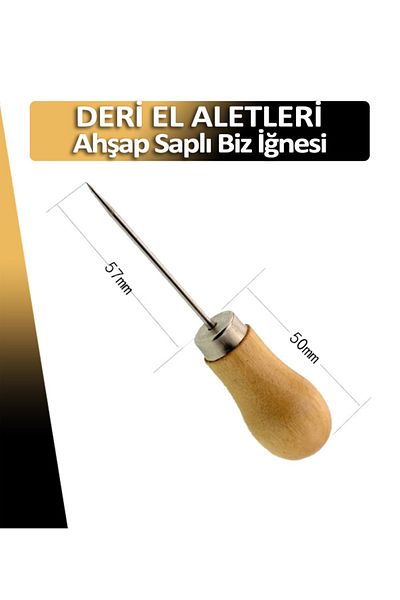 Dopar Ξύλινη λαβή We Needle 10 cm