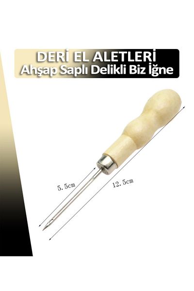 Dopar Ξύλινη λαβή διάτρητη Biz Needle 12 cm